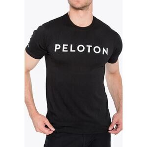 PELOTON Century 100 Ride Black Short Sleeve Cotton T-Shirt Unisex Medium A004588